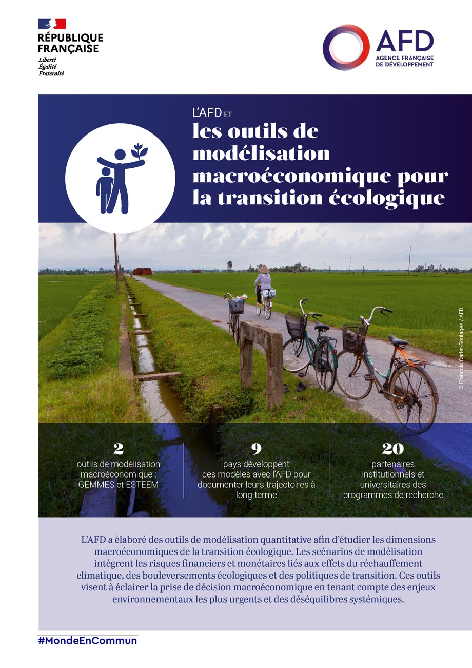 L’AFD et les outils de modélisation macroéconomique pour la transition économique