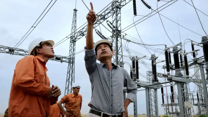 Station de transformation électrique au Vietnam