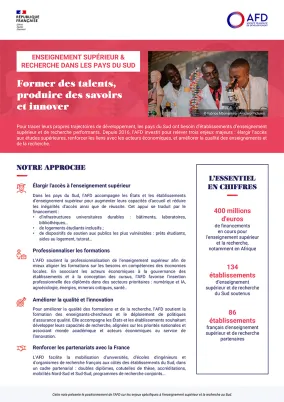 Note de positionnement Enseignement supérieur & recherche dans les pays du Sud