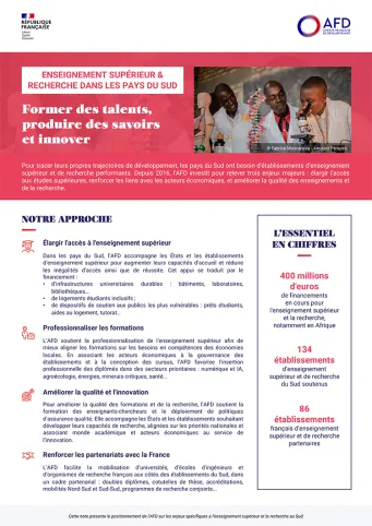 Note de positionnement Enseignement supérieur & recherche dans les pays du Sud