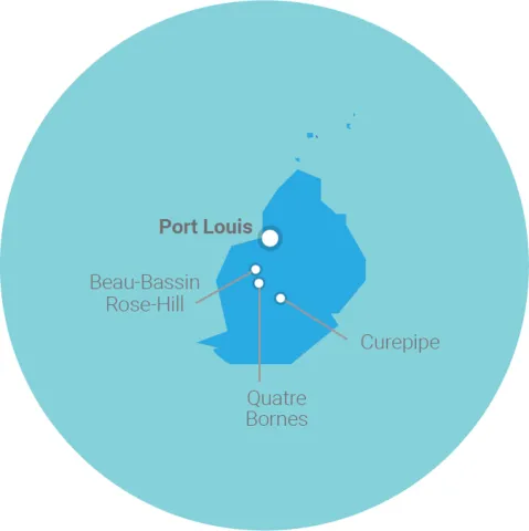 map Mauritius