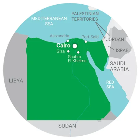 map Egypt